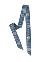 Load image into Gallery viewer, Blue Cross Twilly Scarf