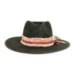 Load image into Gallery viewer, Onyx Wool Felt Vintage Rancher Hat
