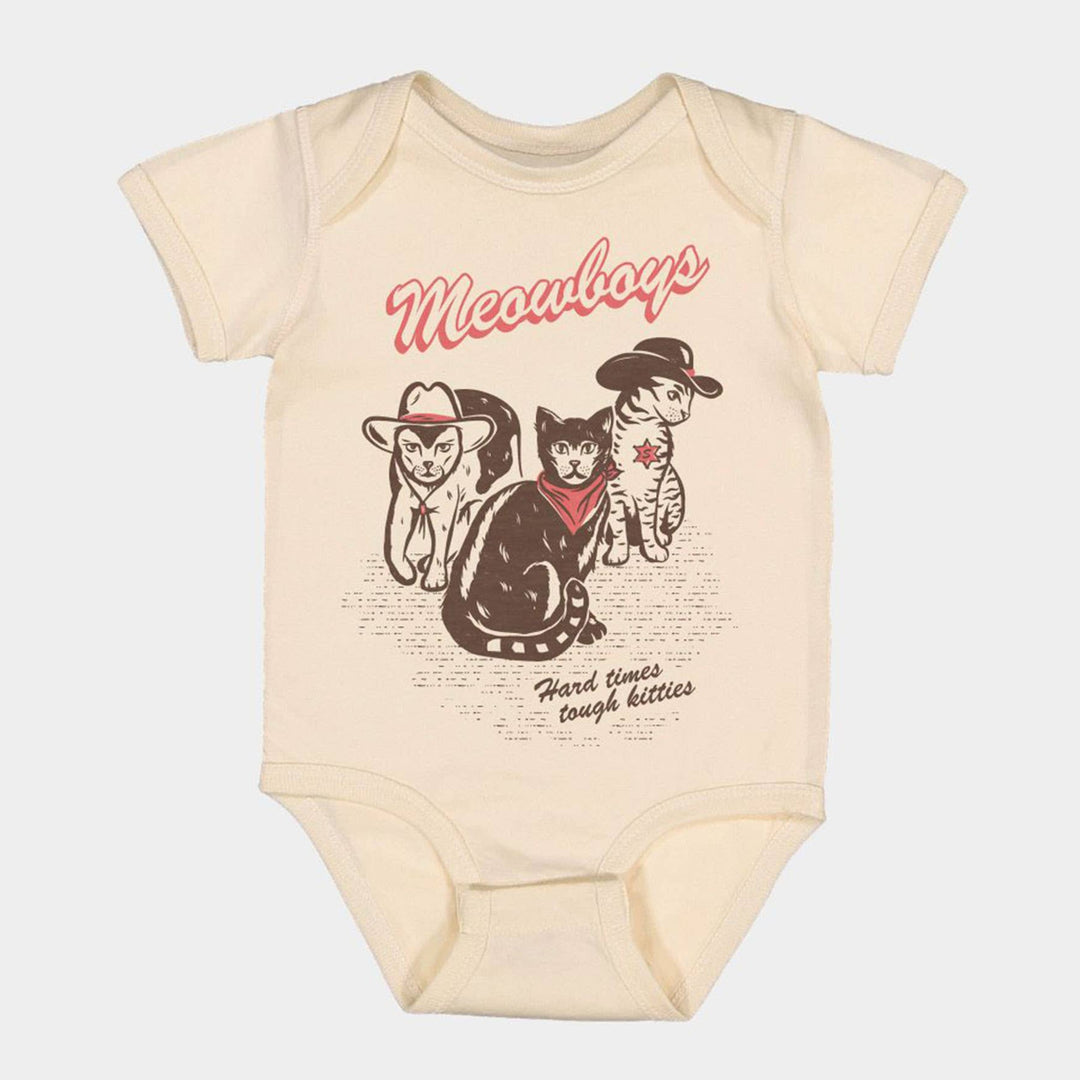 Meowboys Western Infant Onesie