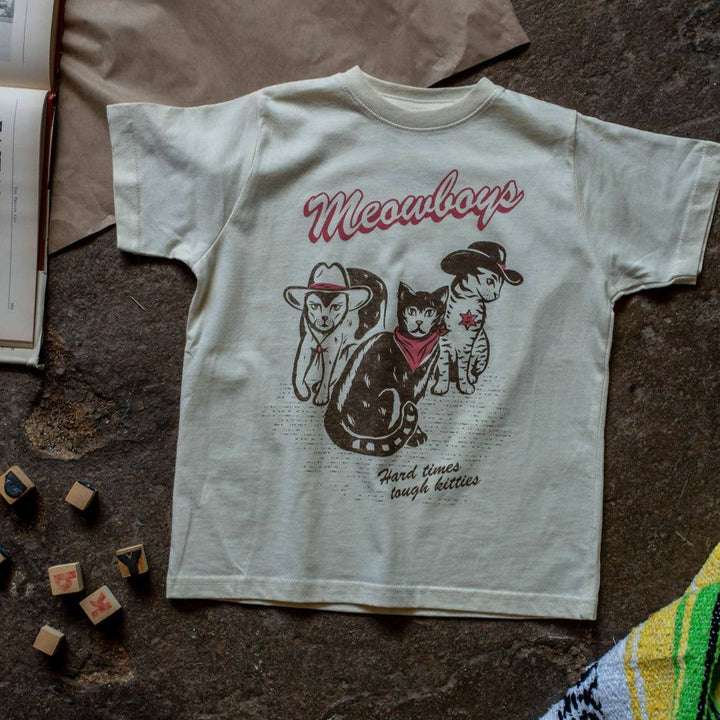 Meowboys Western Kids Tee