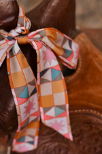 Load image into Gallery viewer, Vintage Patchwork Twilly Scarf