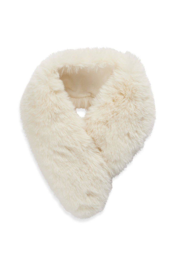 Chateau Faux Fur Scarf Ivory