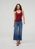 Load image into Gallery viewer, Performance Denim+ High Rise Wide Leg Crop