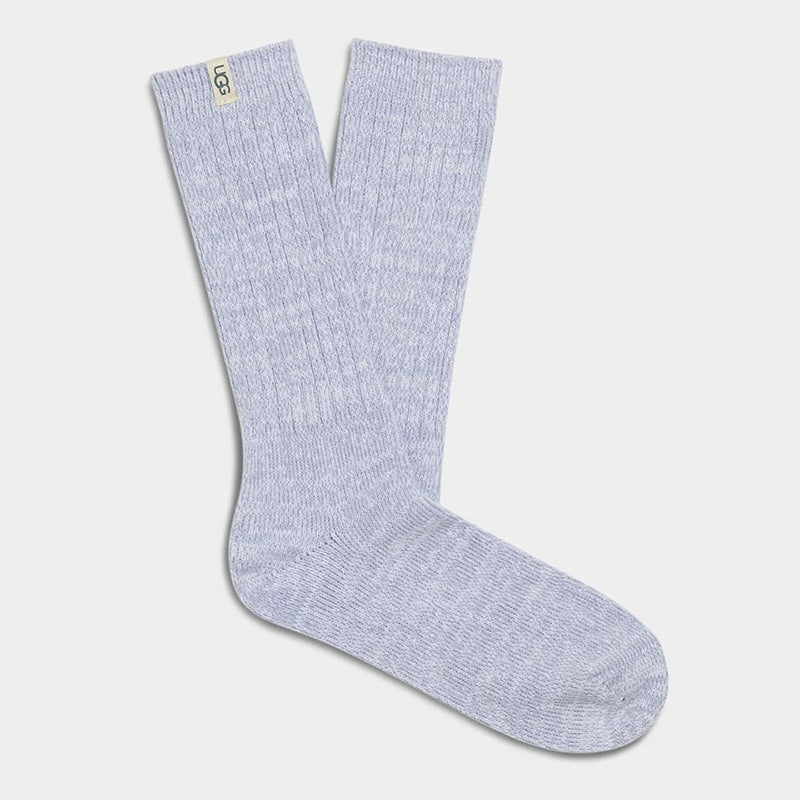 Womens' Rib Knit Crew Icelandic Blue