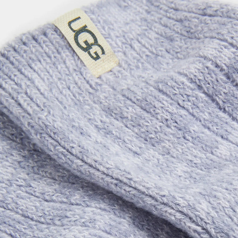 Womens' Rib Knit Crew Icelandic Blue
