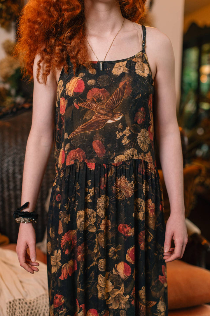 Heart of Gold Maxi Slip Dress