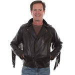 Load image into Gallery viewer, Fringe Motorcycle Jacket
