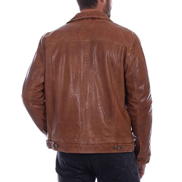 Leather Jean Jacket
