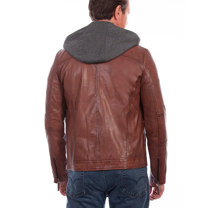 Soft Lamb Jacket with Zip-Out Hood