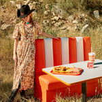 Load image into Gallery viewer, La Dahlia Whataburger Dress
