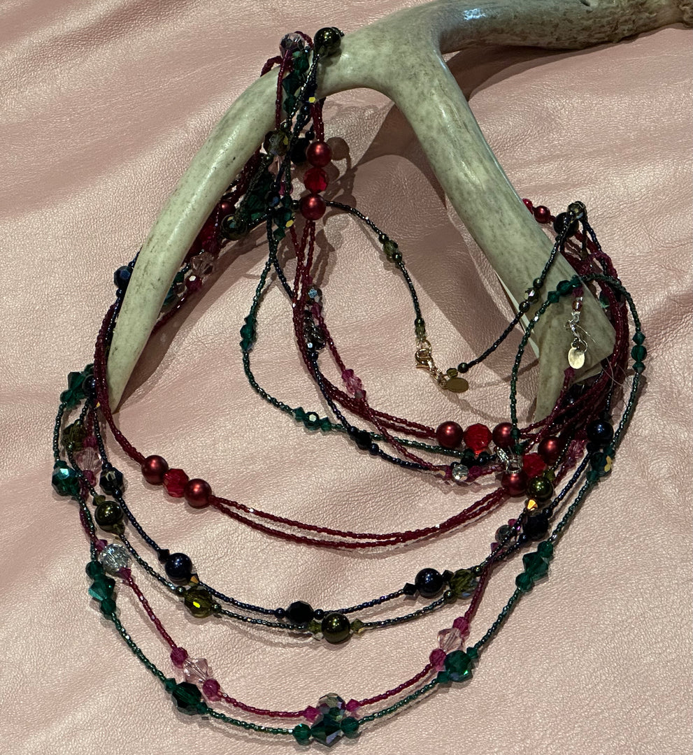 Preciosa Crystal/Pearl Necklaces