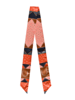 Load image into Gallery viewer, Frontier Bound Quilted Patchwork Twilly Scarf