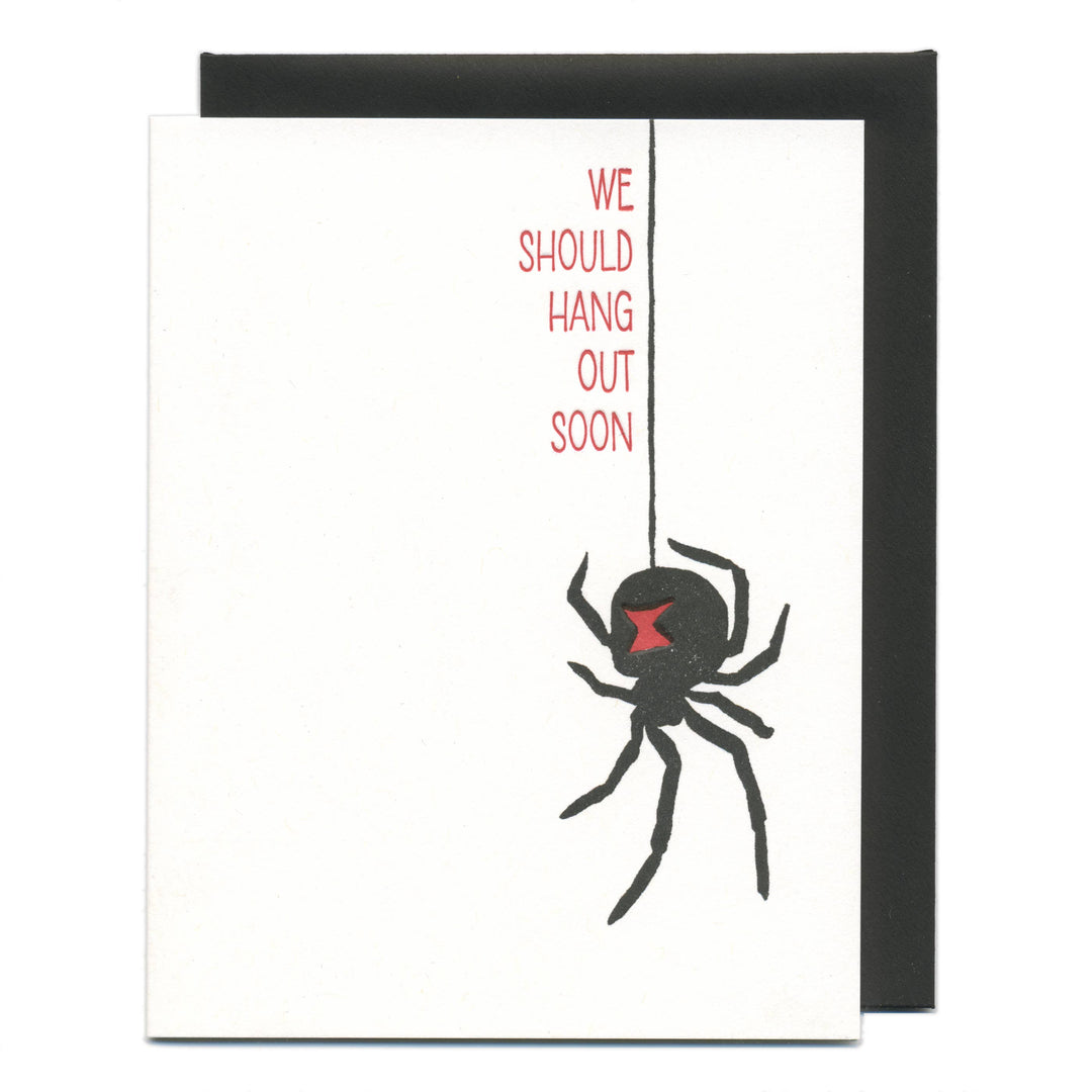 Hanging Spider Card