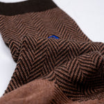 Load image into Gallery viewer, Chevrons Combed Cotton Socks
