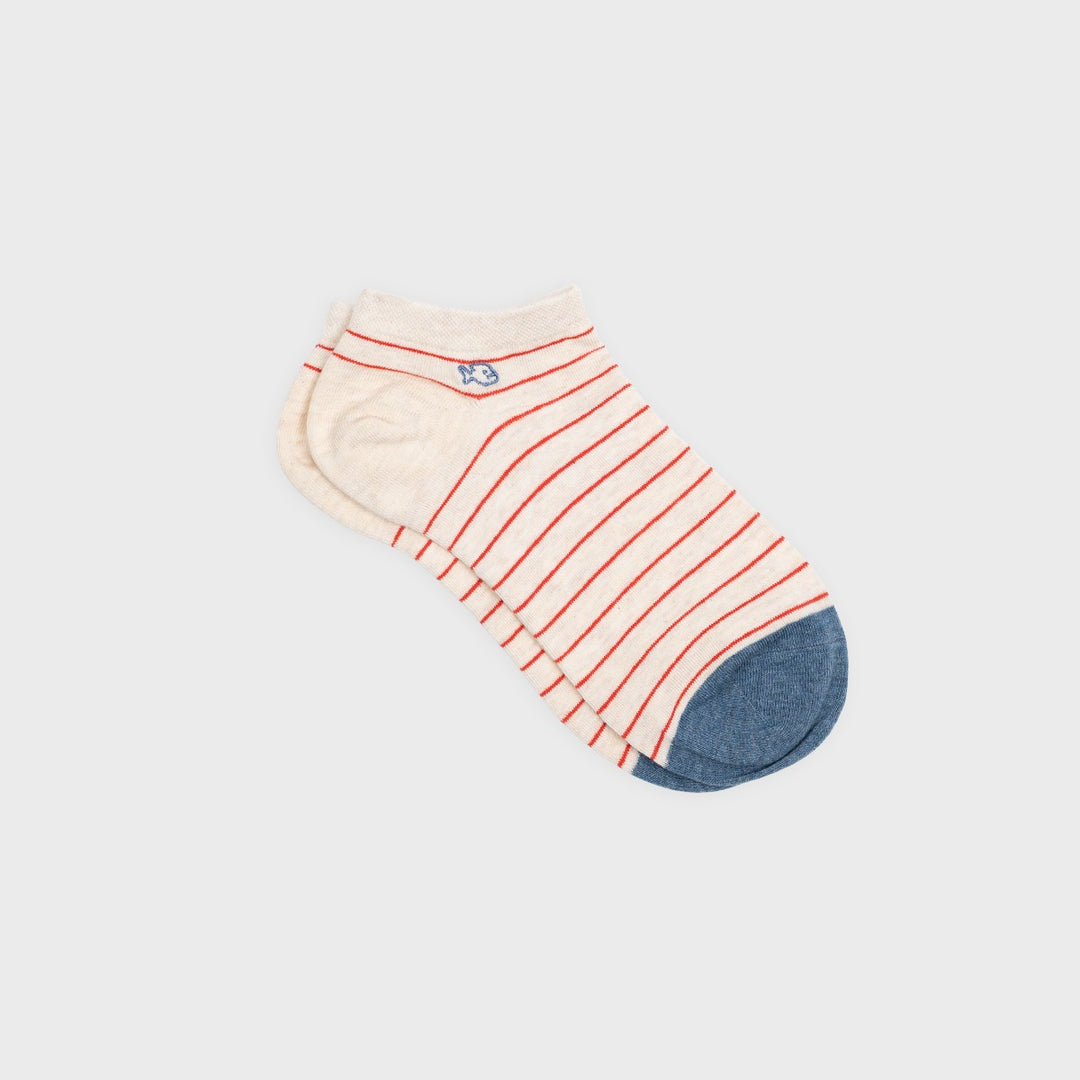 Thin Striped Ankle Socks
