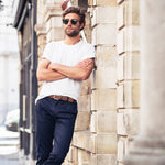 Load image into Gallery viewer, Brown Camel Elastic Woven Belt
