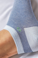 Load image into Gallery viewer, Striped Combed Ankle Socks
