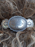 Load image into Gallery viewer, Silver Engraved Barrette
