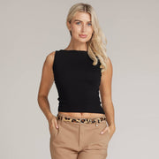 Dania Leopard Skinny Belt