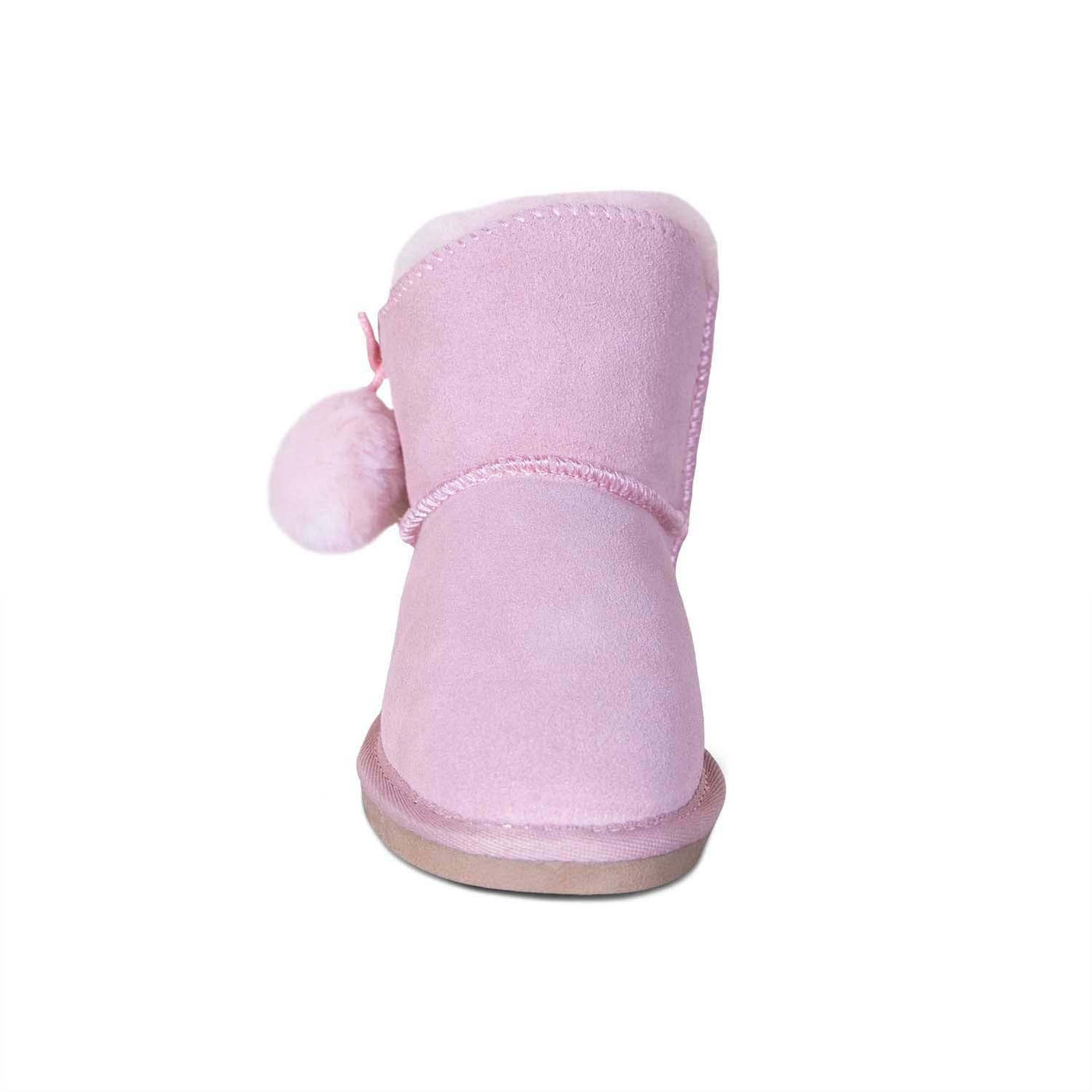 Kids Sheepskin Pom Pom Boot