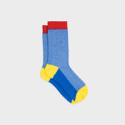Chevrons Combed Cotton Socks