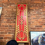 Load image into Gallery viewer, Red Gatsby Wood Panel
