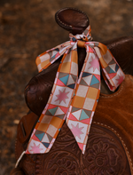 Load image into Gallery viewer, Vintage Patchwork Twilly Scarf