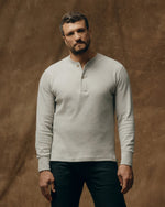 Load image into Gallery viewer, Waffle Knit Henley