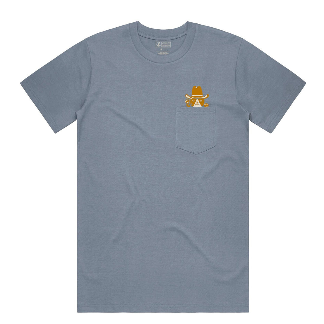 Cowboy Cat Pocket Tee