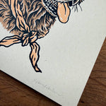 Load image into Gallery viewer, Golden Retriever Cowdog -Signed Silkscreen Print