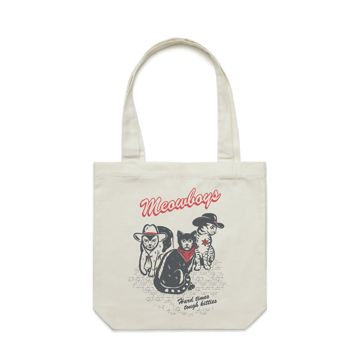 Meowboys Western Tote Bag