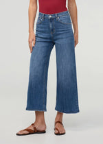 Load image into Gallery viewer, Performance Denim+ High Rise Wide Leg Crop