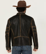 Load image into Gallery viewer, Cafe Racer Leather Jacket
