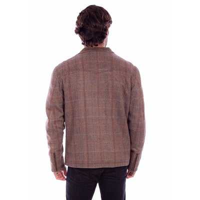 Wool Blend Herringbone Jacket