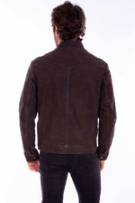 Load image into Gallery viewer, Western Suede Zip Jacket
