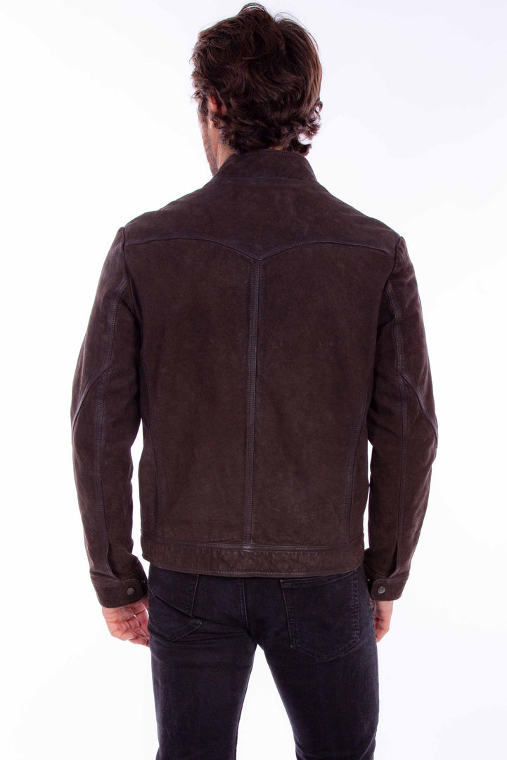 Western Suede Zip Jacket