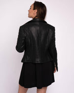 Load image into Gallery viewer, Munroe Leather Biker Jacket