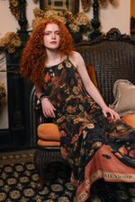 Load image into Gallery viewer, Heart of Gold Maxi Slip Dress
