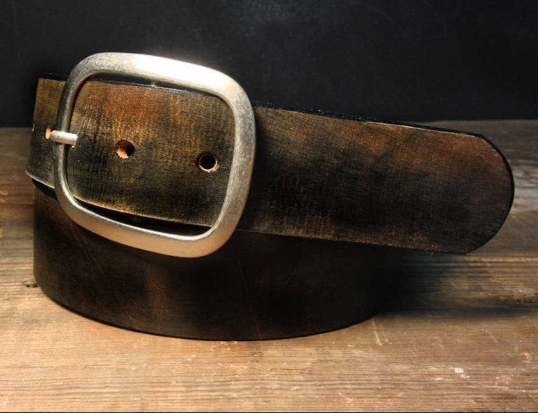 Distressed Leather Belt