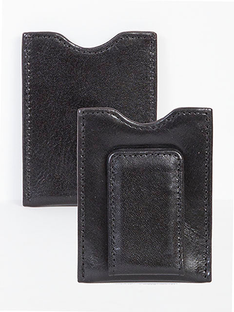 Leather Magnetized Money Clip