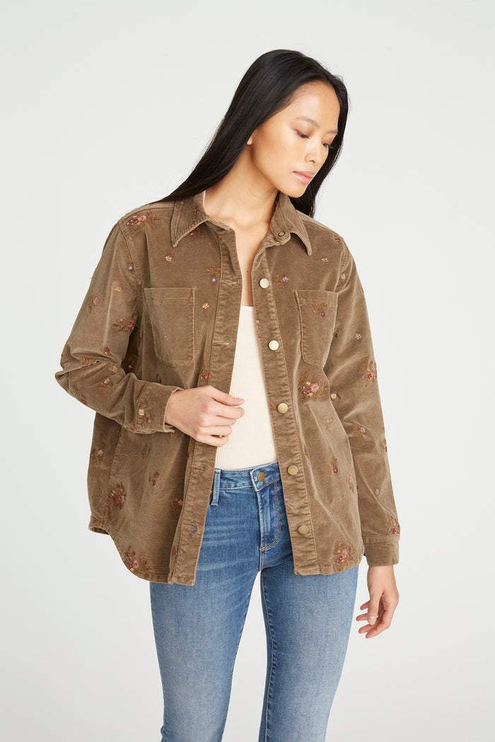 Shayna Corduroy Shirt Jacket