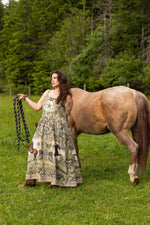 Load image into Gallery viewer, Born To Run Bohéme Long Maxi Slip Dress
