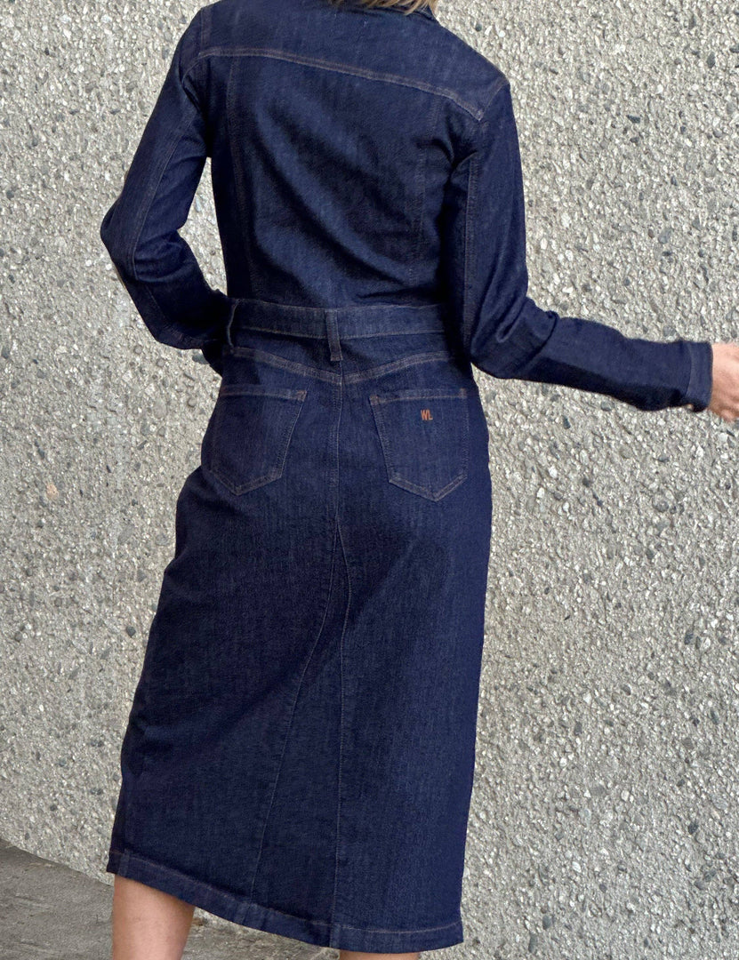 Piece Dyed Denim Dress