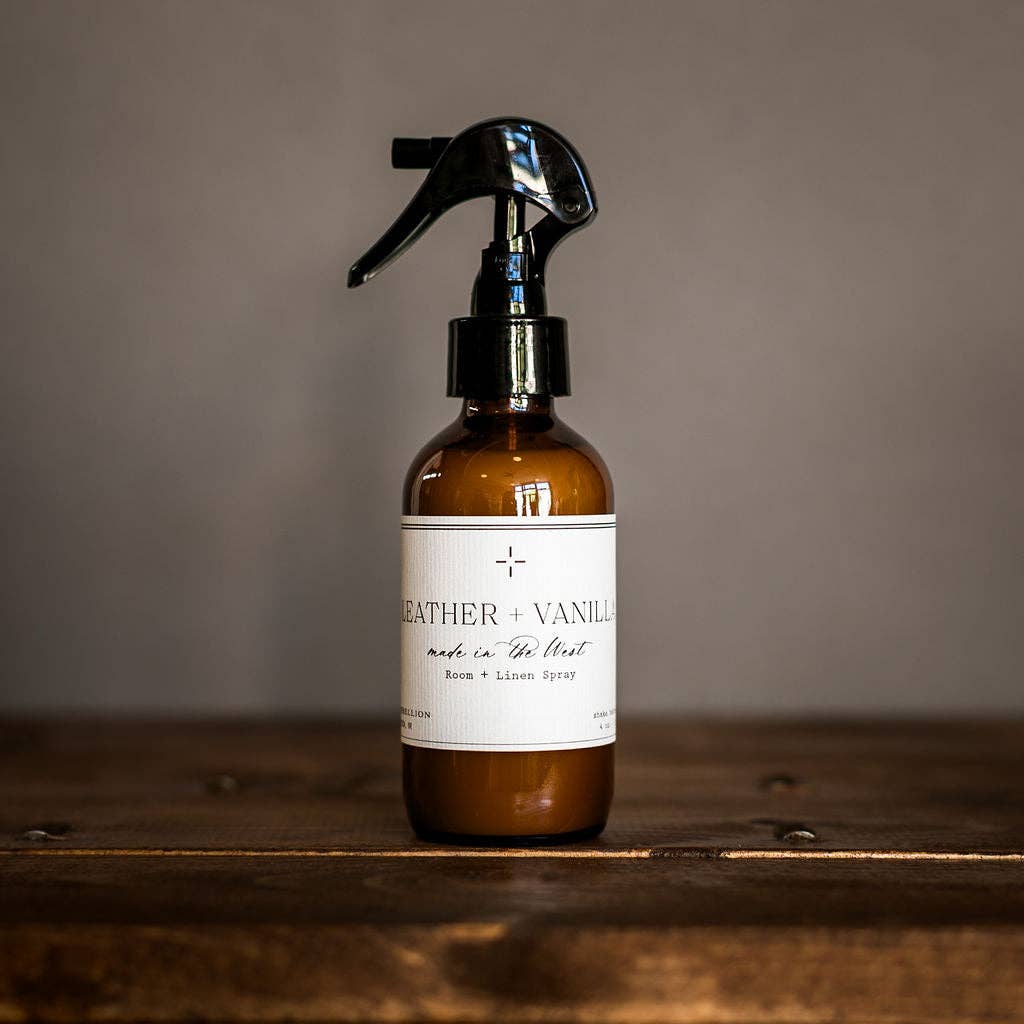 Leather Vanilla Room + Linen Spray