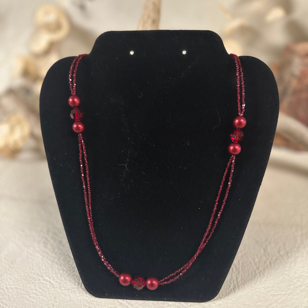 Preciosa Crystal/Pearl Necklaces