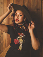 Load image into Gallery viewer, Heart Bandit Fitted Tee