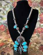 Load image into Gallery viewer, Faux Turquoise Necklace