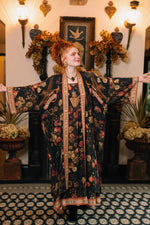 Load image into Gallery viewer, Heart of Gold Maxi Slip Dress
