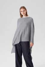 Load image into Gallery viewer, Pure Cashmere Travel Wrap Grey
