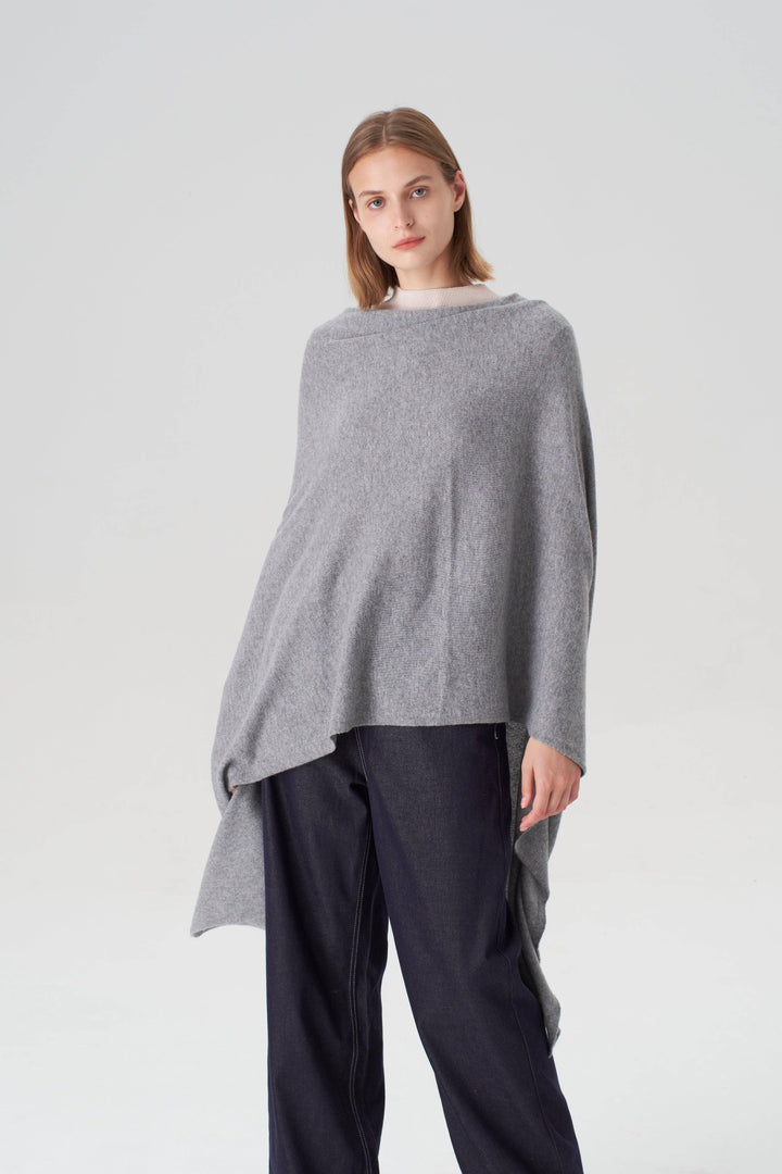 Pure Cashmere Travel Wrap Grey